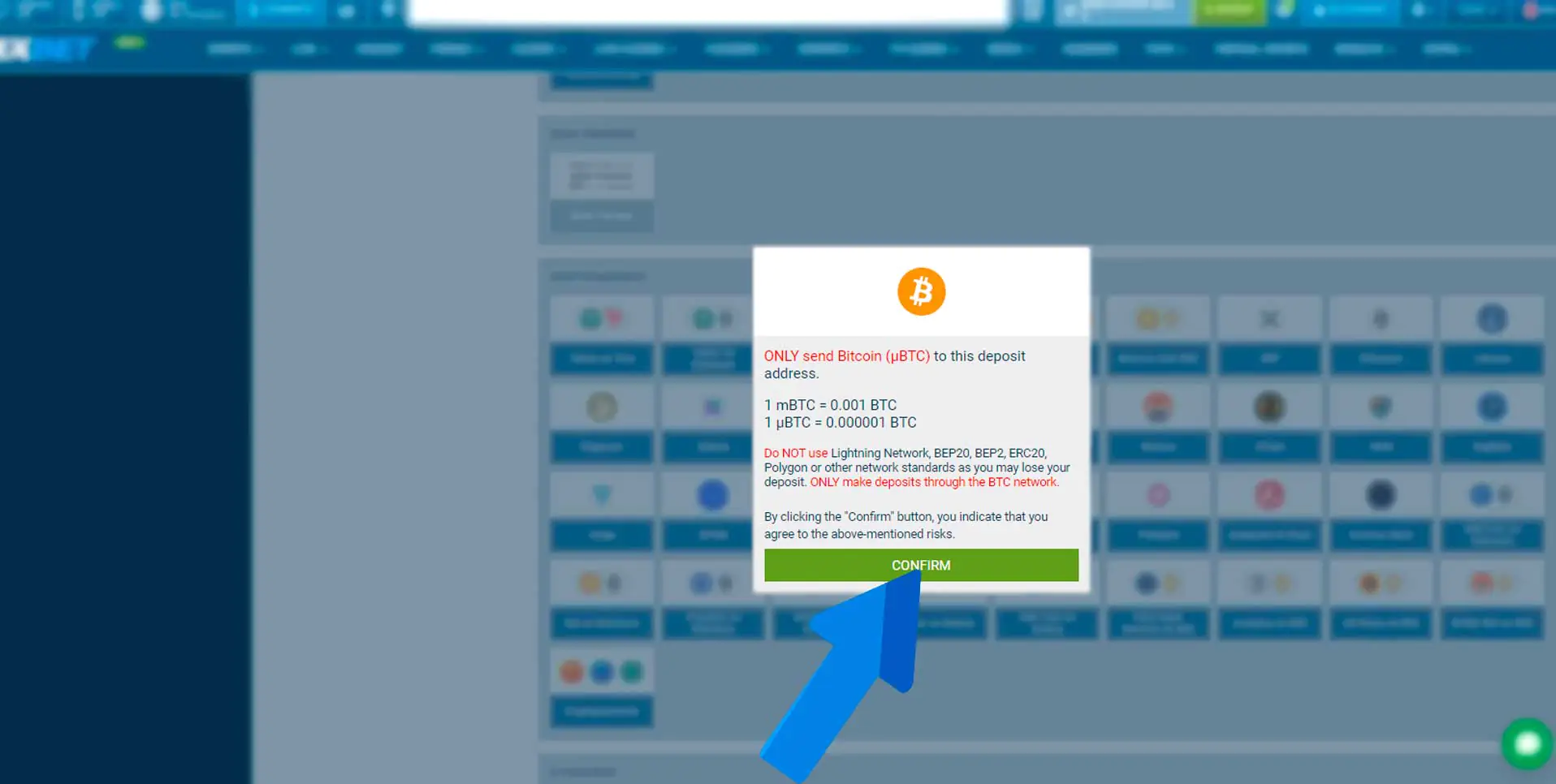 Bitcoin cryptocurrency wallet information