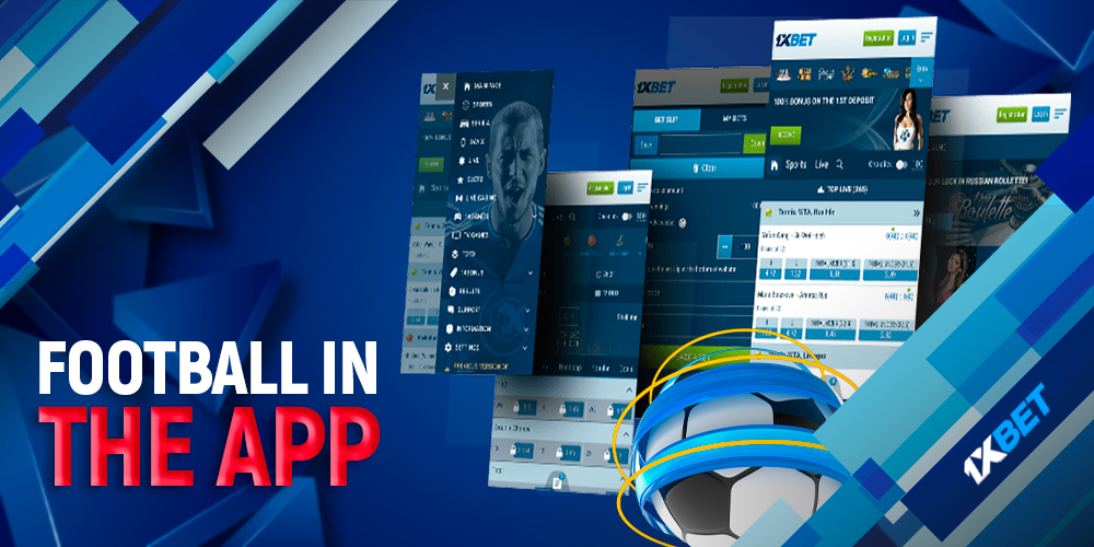 Football betting on the app