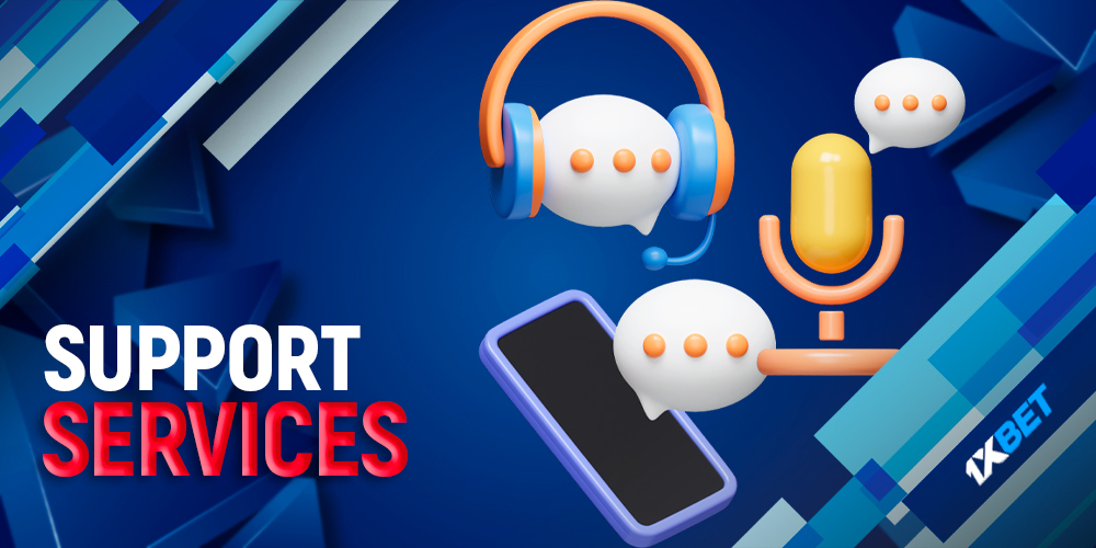 Customer support service with various communication options