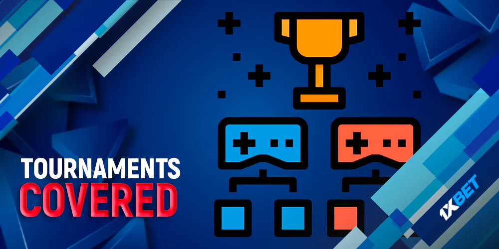 Available tournaments in various disciplines